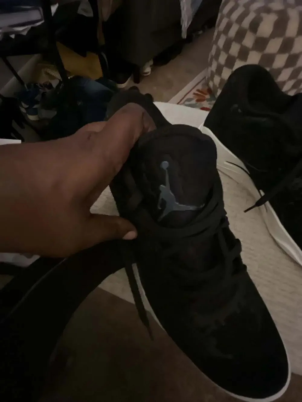 Jordan Zion 3 M.U.D. SE Black Dark Ash Basketball Shoes